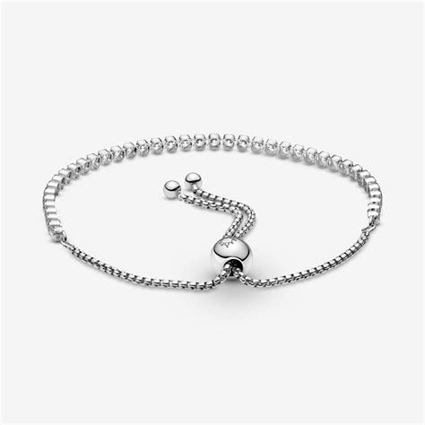 Sparkling Slider Tennis Bracelet Sterling Silver Pandora Canada