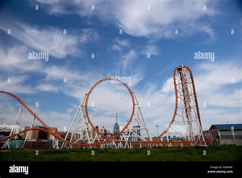 The amusement park of Coney Island, NY Stock Photo - Alamy