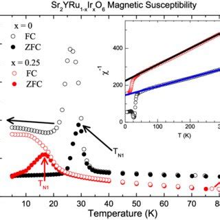 Temperature dependence of the magnetic susceptibility χ T M H