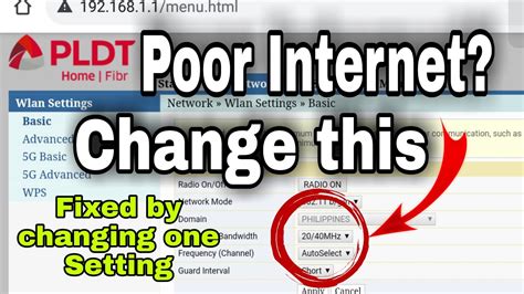 How I Fix Poor Internet Connection By Changing One Setting Youtube