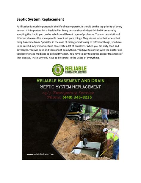 Ppt Septic System Replacement Powerpoint Presentation Free Download Id 8066108