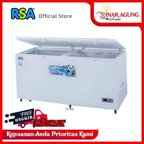 Jual Rsa Freezer Box Cf Chest Freezer Cf Kapasitas Liter