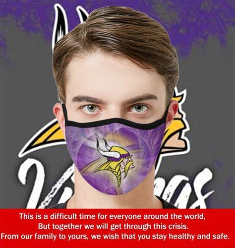 Minnesota Vikings Cloth Face Mask USA - ShirtsMango Office