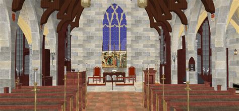 Fictional Anglican (Episcopal) Church Interior by kontratwili on DeviantArt