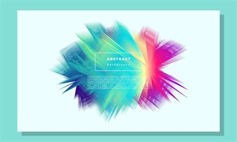 Premium Vector Abstract Colorful Shape Background Template Copy Space