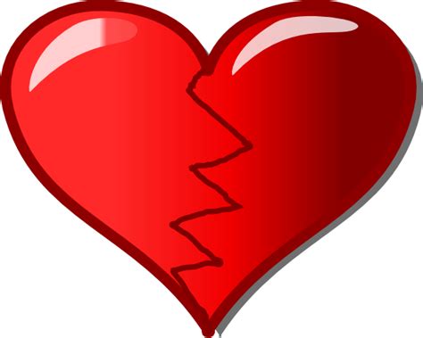 Brokenheart Clip Art At Vector Clip Art Online Royalty Free And Public Domain