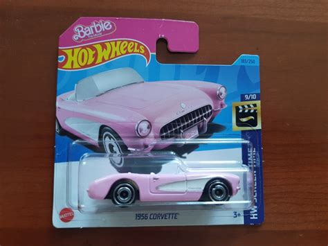 HOT WHEELS 1956 CORVETTE BARBIE THE MOVIE AVTOMOBILČEK MODEL