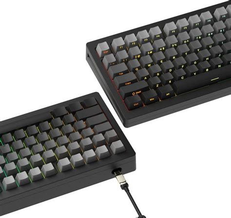 Akko Monsgeek M1W SP Grey Black LEDs RGB Hot Swap V3 Piano Pro USB Bluetooth US