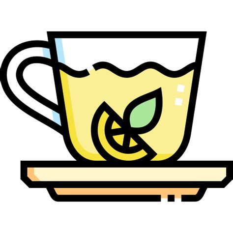 Hot Tea Detailed Straight Lineal Color Icon