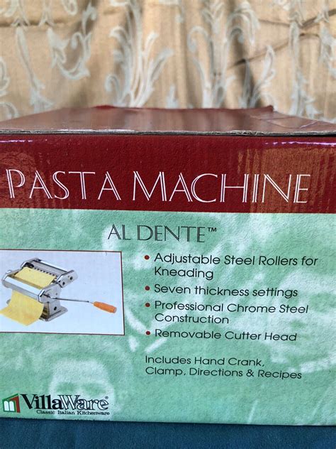 VillaWare V177 Al Dente Hand Crank Pasta Maker Machine For Sale Online