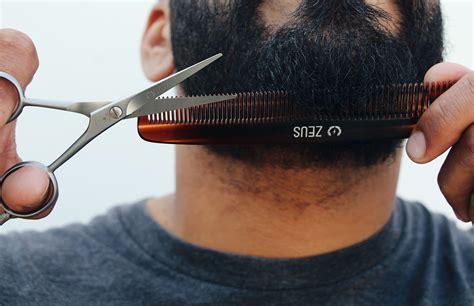 HOW TO TRIM YOUR BEARD WITH SCISSORS | Trimming your beard, Beard