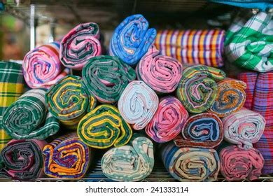 Roll Loincloth Traditional Loincloth Made Thailand Stock Photo