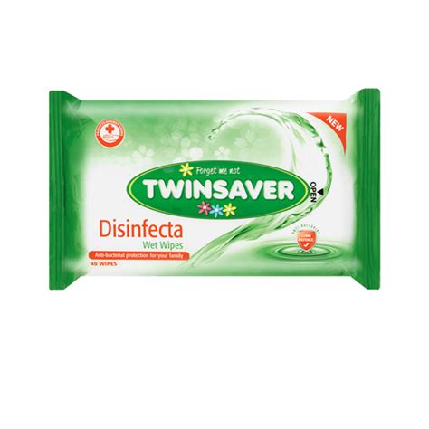 Twinsaver Disinfecta Wet Wipes 40s Hasmart