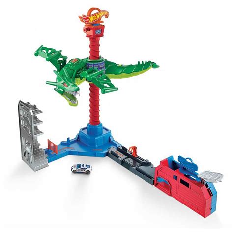 MATTEL Hot Wheels Attaque Du Robot Dragon Pas Cher Auchan Fr