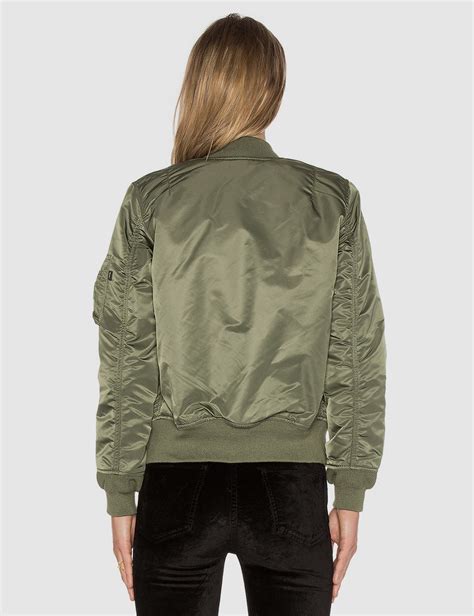 Женский бомбер Ma 1 Bomber Jacket W Sage Green Alpha Industries