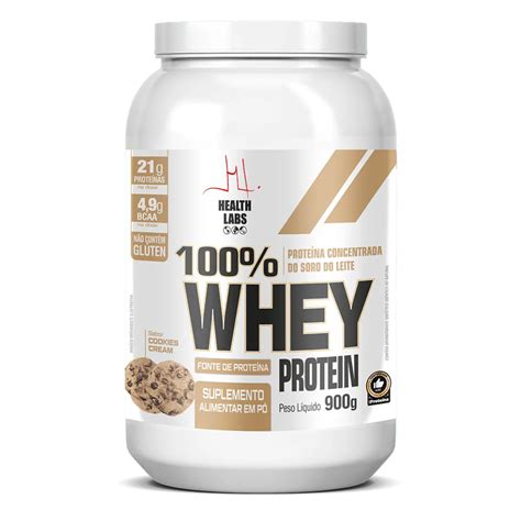 100 Whey Protein 900g Health Labs Expresso Do Suplemento