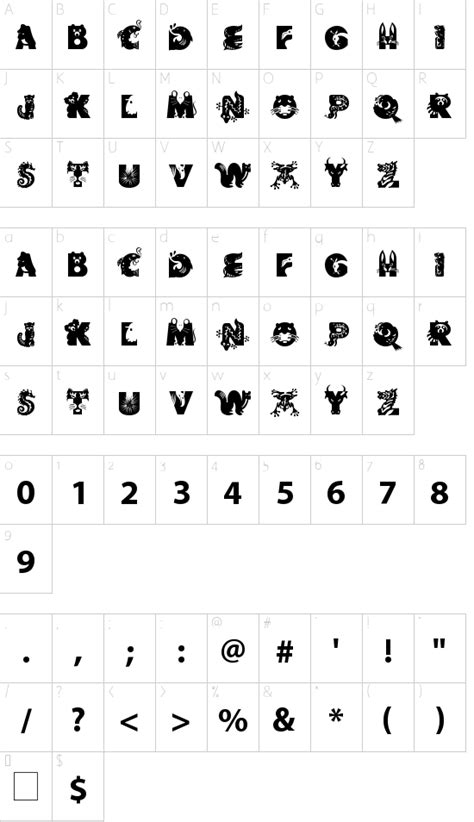 Hp Critter Font Details