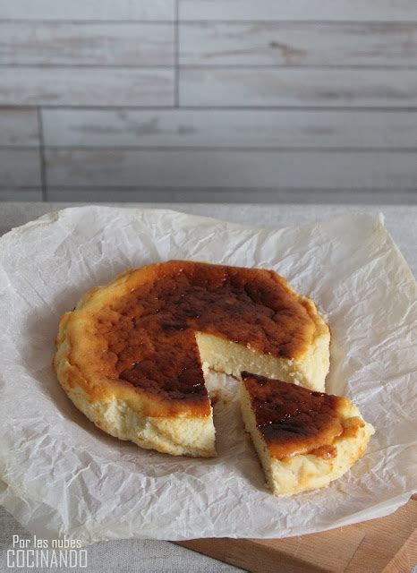 Por las nubes cocinando Tarta de Queso de La Viña