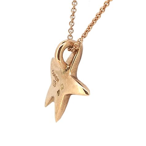 9ct Gold Starfish Pendant Troy Obrien Fine Jewellery