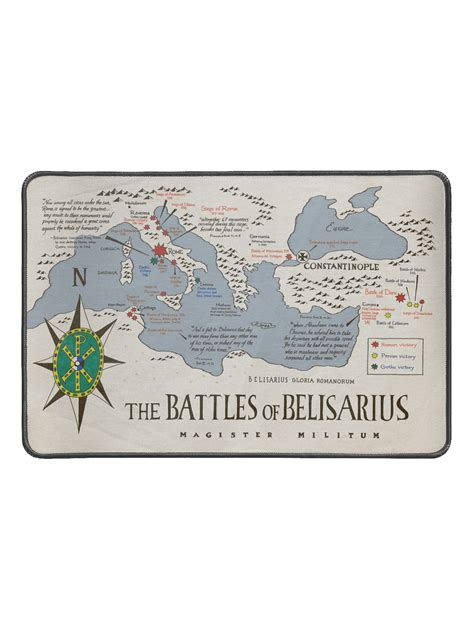 The Battles of Belisarius - Desk Mat | Epic History