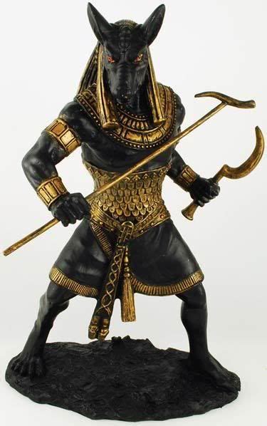 Seth God of Chaos Storms Darkness Egyptian Deity Statue Pagan on PopScreen