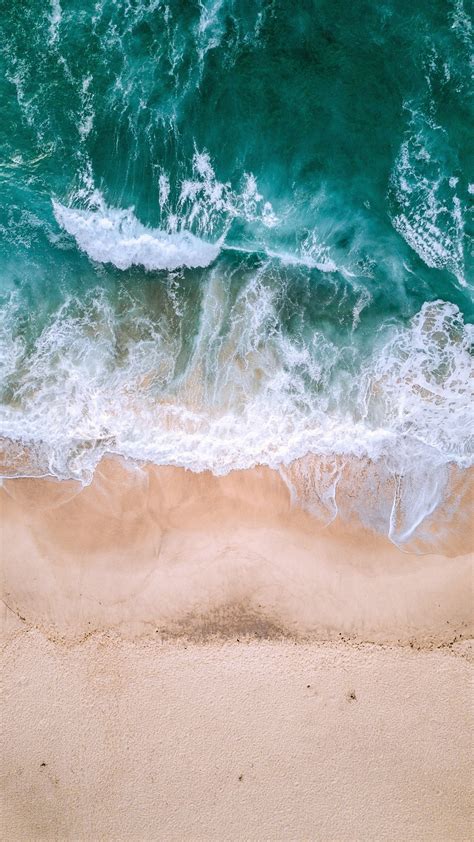 Ocean Aerial View Surf Wallpaper - [1080x1920]