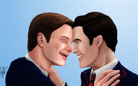 Glee: Klaine - Smile -colored- by cacell on DeviantArt