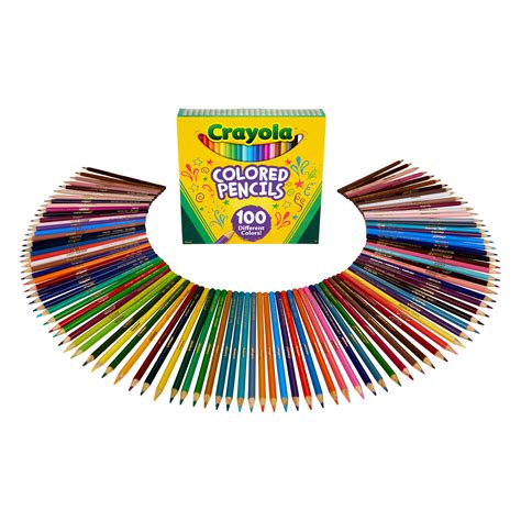 Crayola Coloured Pencils - 100 Colours - Online Toys Australia