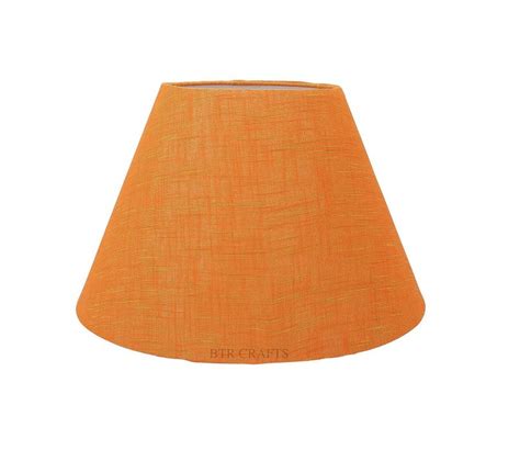 Buy Conical Lampshade For Table Lamp 14 Inches Orange At 22 OFF