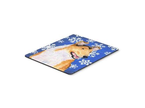 Buy Caroline S Treasures Mouse Hot Pad Trivet Collie Smooth Winter Snowflakes Holiday SS4608MP