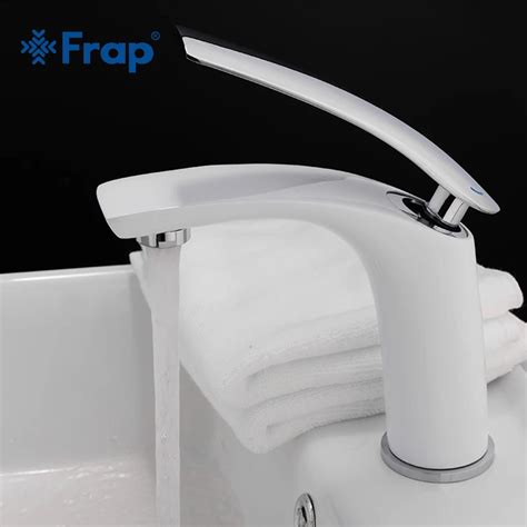 Frap, белый кран для раковины, кран для холодной и горячей воды, кран ...