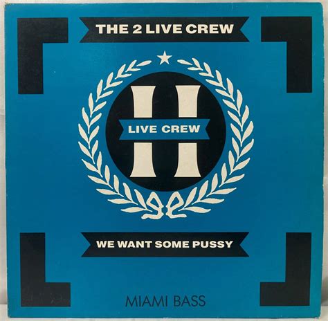 The 2 Live Crew We Want Some Pussy オランダ盤 試聴検品済 90 s Electronic Hip Hop House Hip House 12inch