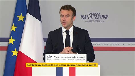 Santé Revivez Les Annonces Demmanuel Macron Lors De Ses Vœux Aux