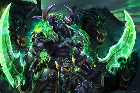 Wow Demon Hunter Art World Of Warcraft Demon Hunter HD Wallpaper