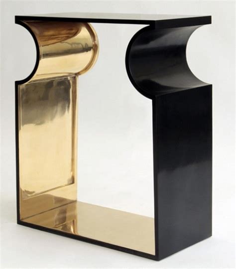 Black Modern Console Tables | Furniture design, Unique furniture ...