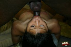 Really Acrobatic Busted Asian Chick Sucks A Huge Black Cock Dry Porn