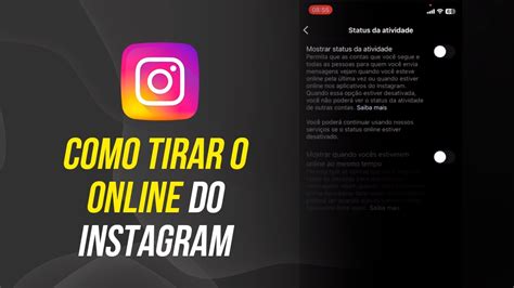 Como tirar o online do Instagram Método atualizado YouTube