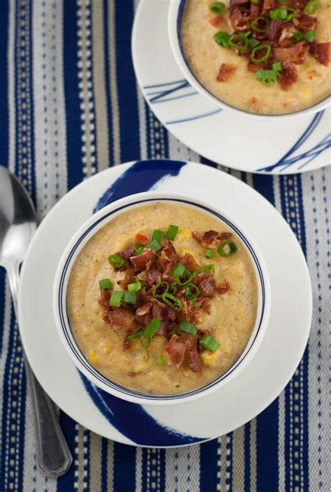 Roasted Cauliflower Corn Chowder Midwexican