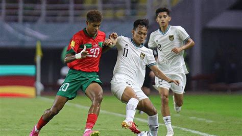 Hasil Skor Akhir Timnas U17 Vs Maroko 1 3 Garuda Muda Menunggu Hasil