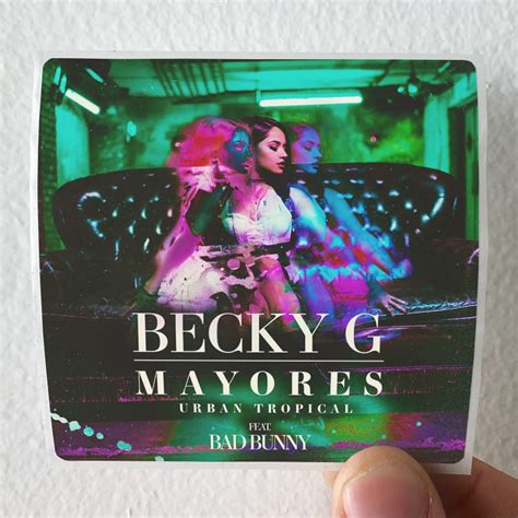 Becky G Mayores Album Cover Sticker