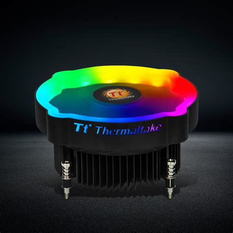 Thermaltake Rgb Cpu Cooler Fan Colorful Exquisite Cooling Fan For Core I3i5i7 115x Celeron