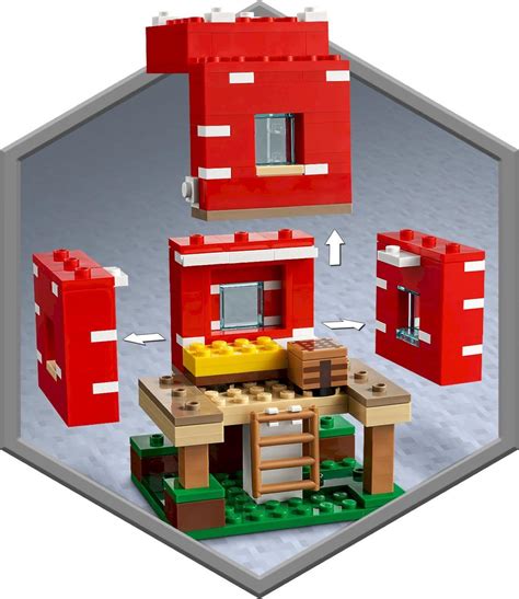 21179 Lego Minecraft Грибной дом, Лего Майнкрафт (id 97614134)