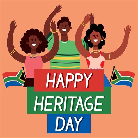 heritage day lettering poster 11251794 Vector Art at Vecteezy