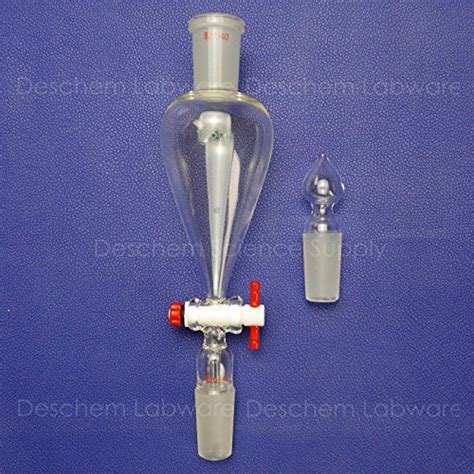 Deschem Ml Lab Pyriform Separatory Funnel Ptfe