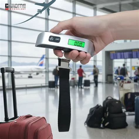 Balança Portátil Para Malas - Balança Para Malas Viagem Digital Portátil Até 50kg Mão Prateado ...