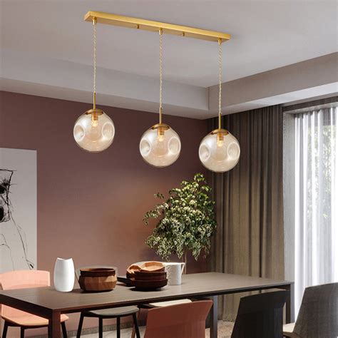 Masivel Creative Indoor Light Nordic Style Glass Chandelier Pendant