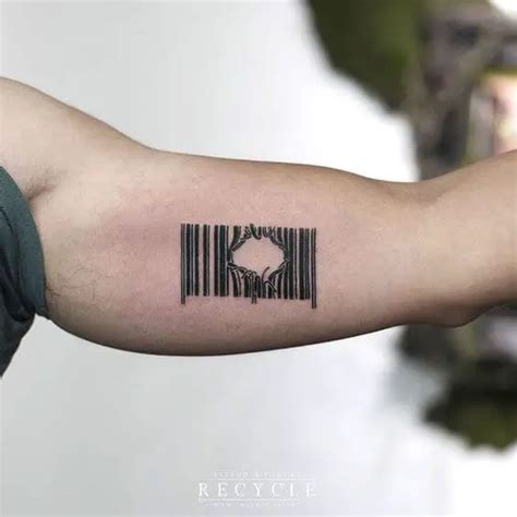 65 Barcode Tattoos Ideas with Their Meanings - Tattooli.com