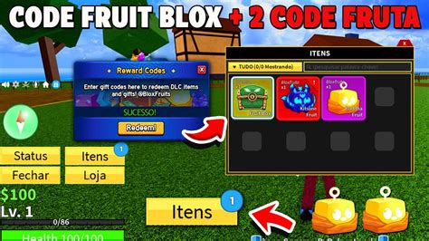 Novo CÓdigo Fruit Blox 2 Novos CÓdigos De Frutas Do Blox Fruits