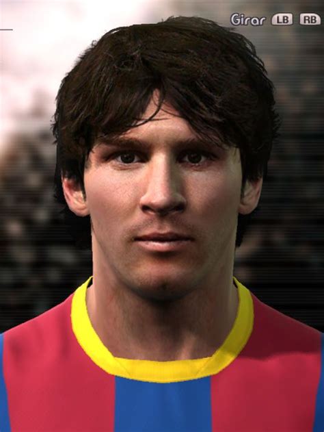 Pes 2011 Messi Face By Teiker17 Messi Caras