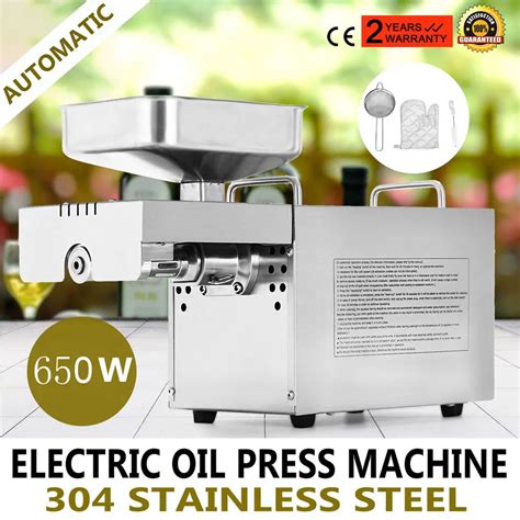 Stainless Steel Mini Oil Press Machine For Sunflower Sesame Coconut